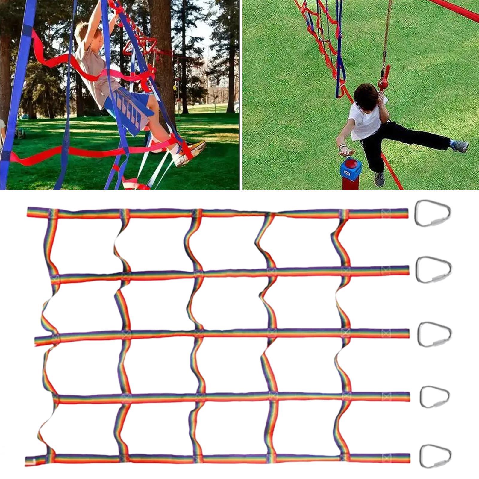 Kids Climbing Net Rainbow Rope - Rope Climb ulasan dan harga