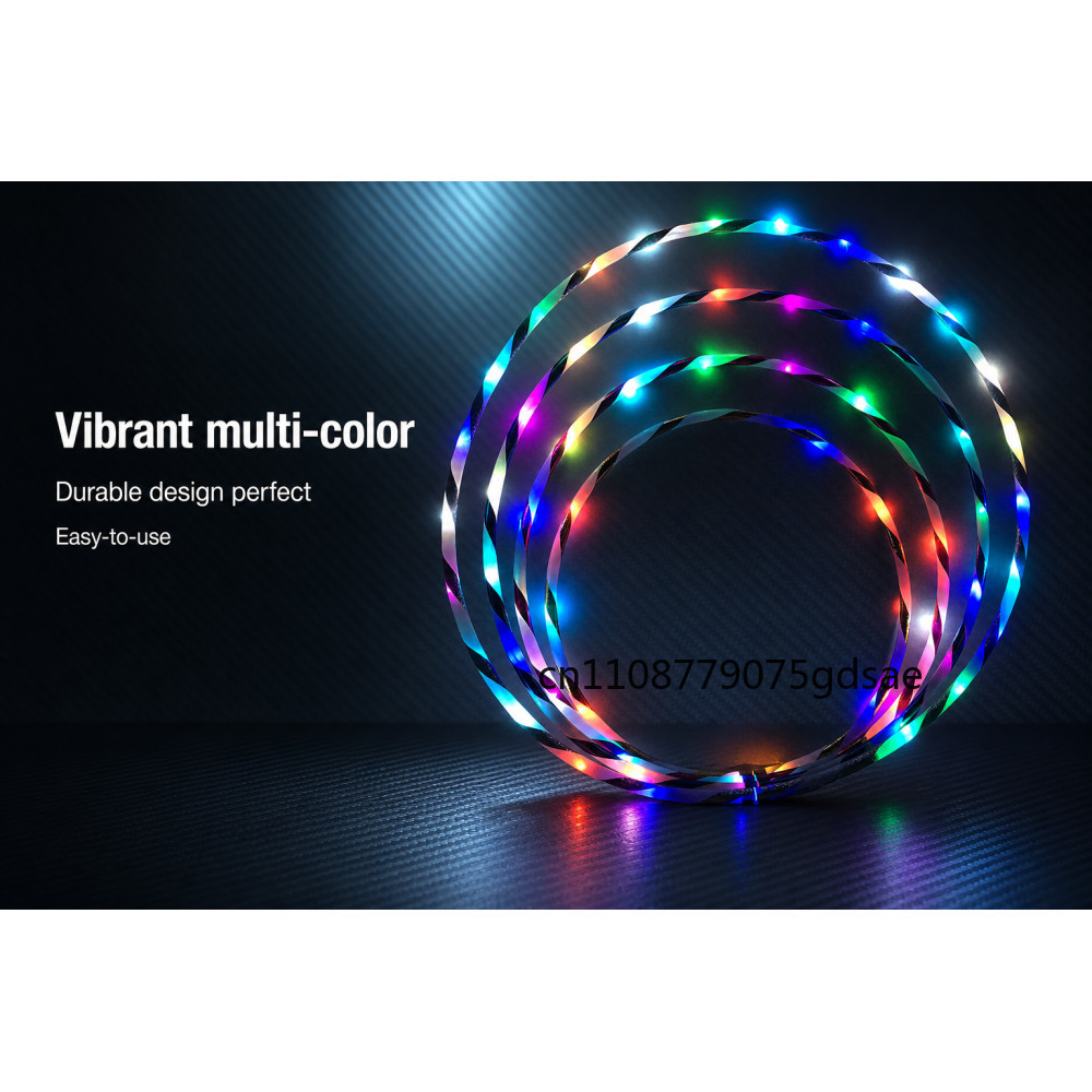 60-90cm LED Glow Sport Hoop fo - Gymnastic Ring ulasan dan harga