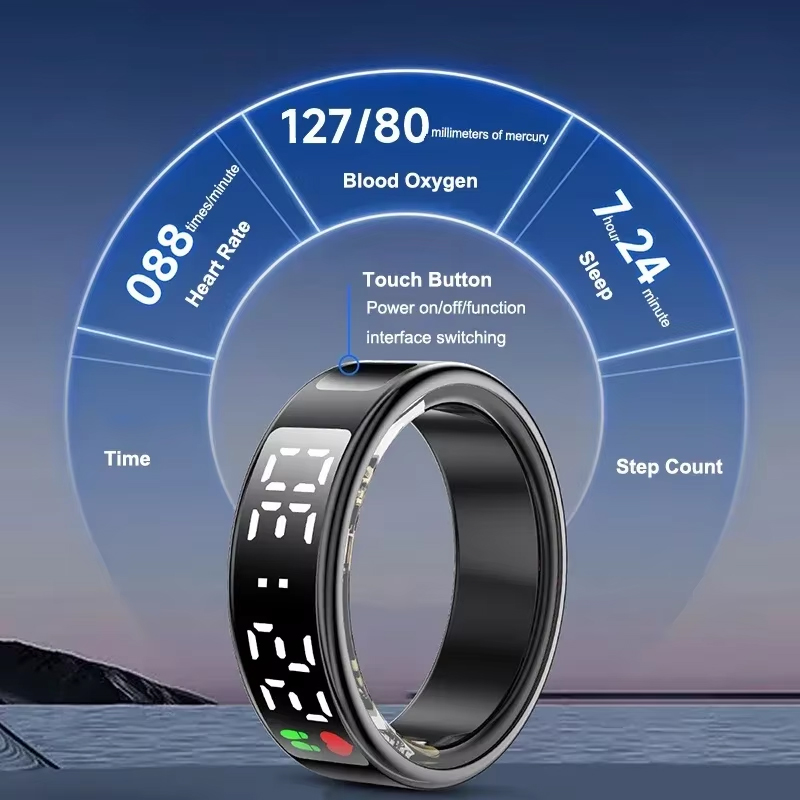 Smart Ring Heart Rate Blood Ox - Gymnastic Ring ulasan dan harga