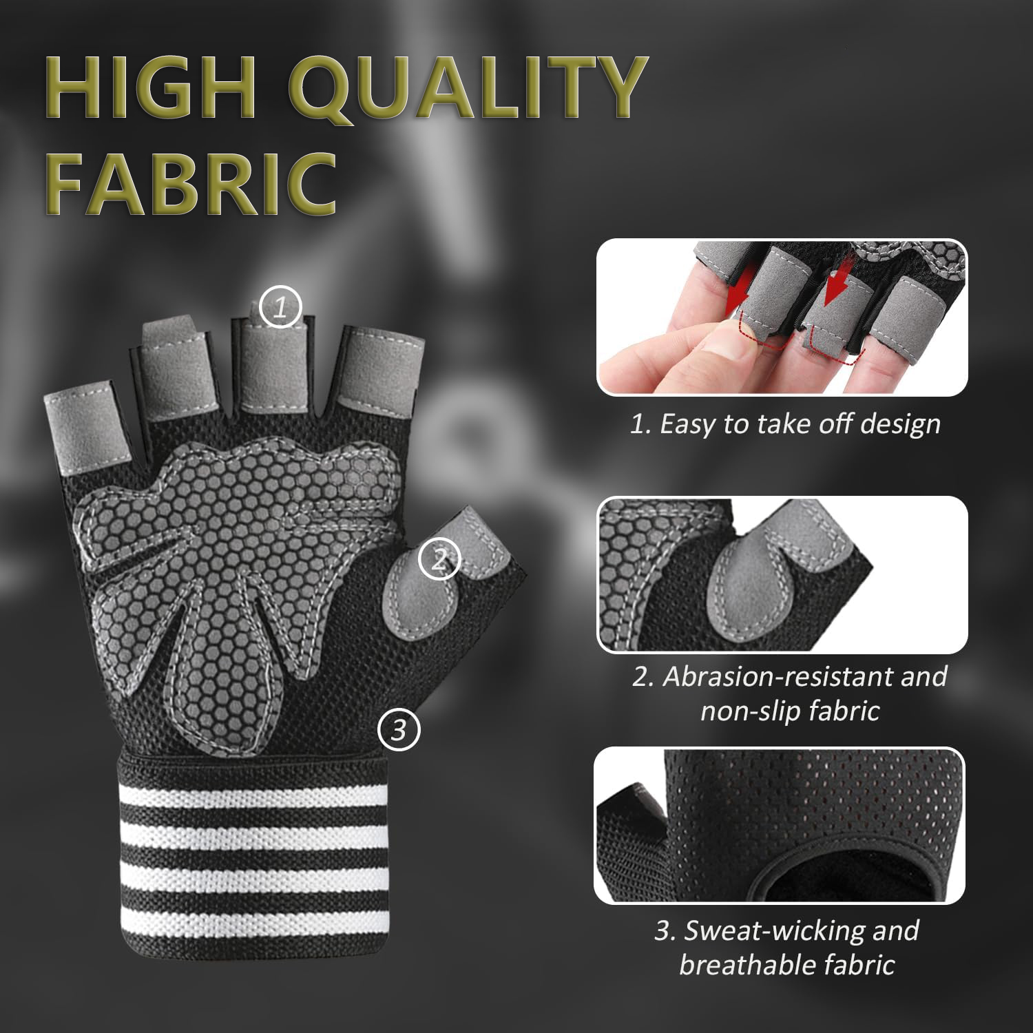 Weight Lifting Gloves Wrist Su - Weightlifting Gloves ulasan dan harga