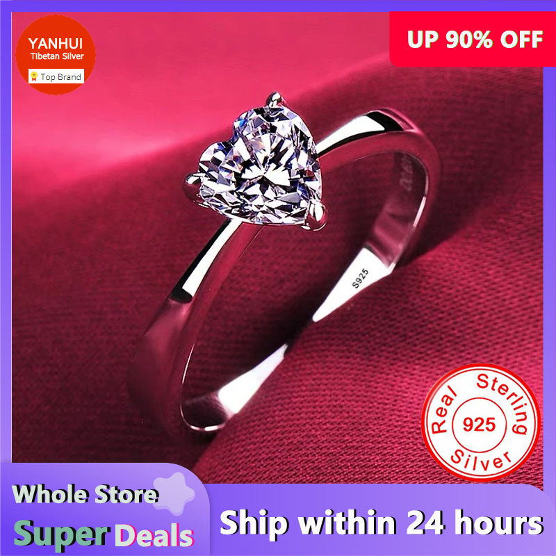Women's Romantic Heart Ring Gi - Gymnastic Ring ulasan dan harga