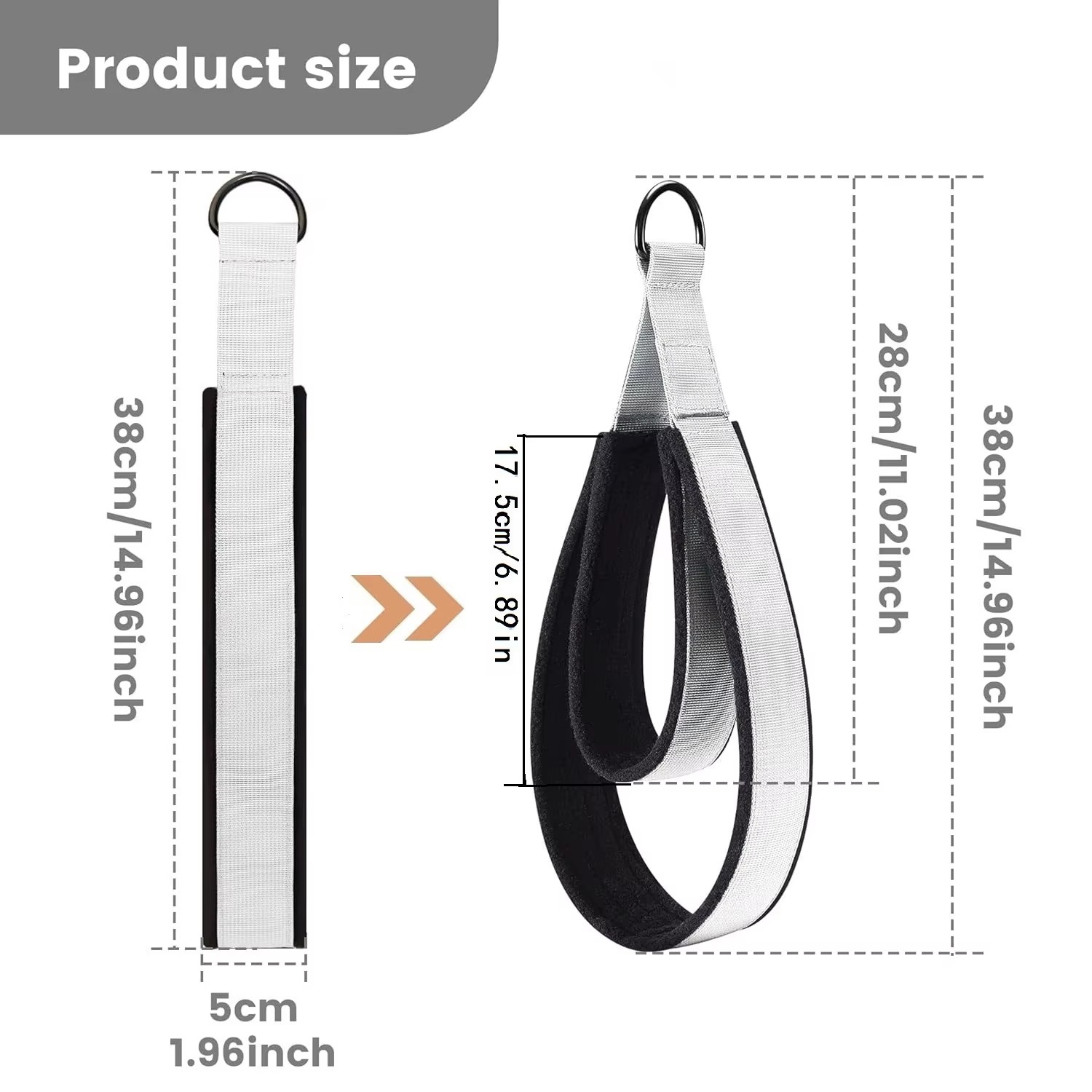 Pilates Reformer Loop Straps H - Gymnastic Ring ulasan dan harga