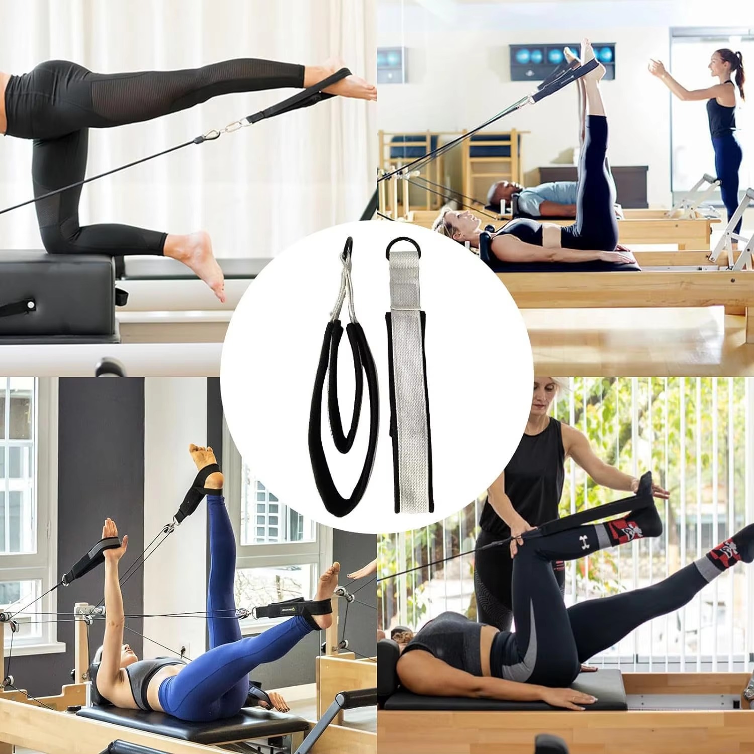 Pilates Reformer Loop Straps H - Gymnastic Ring ulasan dan harga